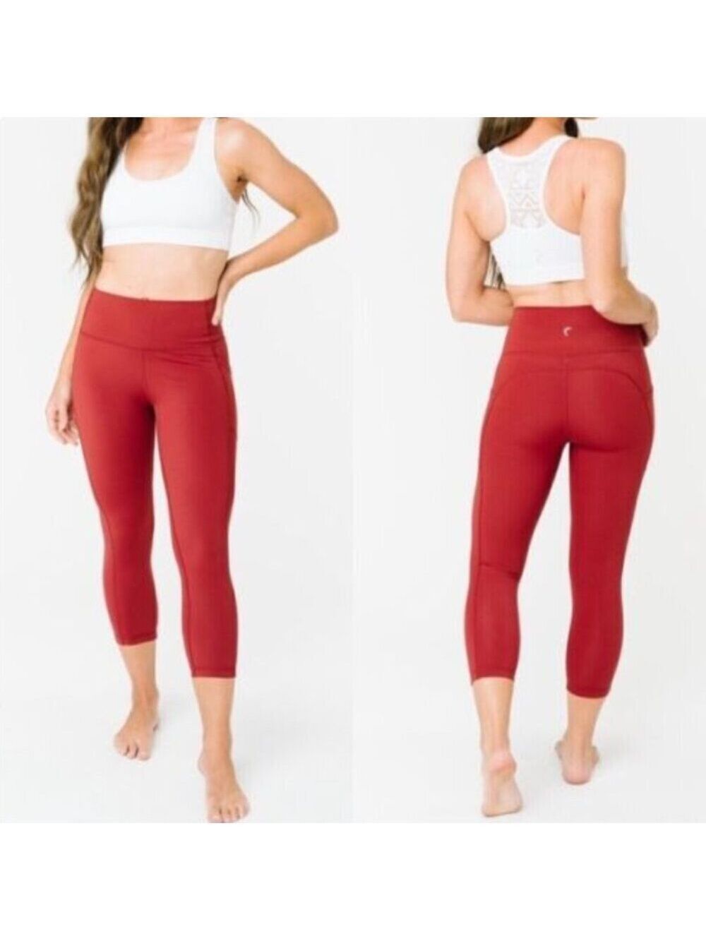 Zyia Red Light n Tight 7/8 Leggings Size 12